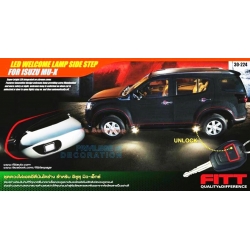 ไฟ LED บันไดข้าง LED Welcome Lamp Side Step Fitt All New isuzu มูเอ็กซ์ MU x 2014 Fitt V.1 ส่งฟรี